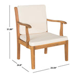 Safavieh Fresno 4Pc Outdoor Living Set , PAT6711 - Natural/Beige