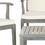 Safavieh Fresno 4Pc Outdoor Living Set , PAT6711 - Ash Grey/Beige