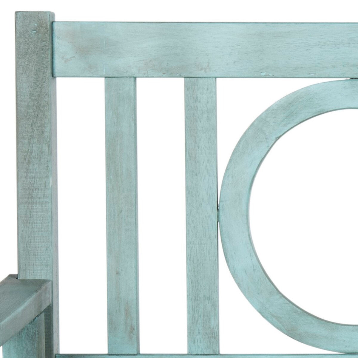 Safavieh Piedmont Folding Bench , PAT6714 - Beach House Blue