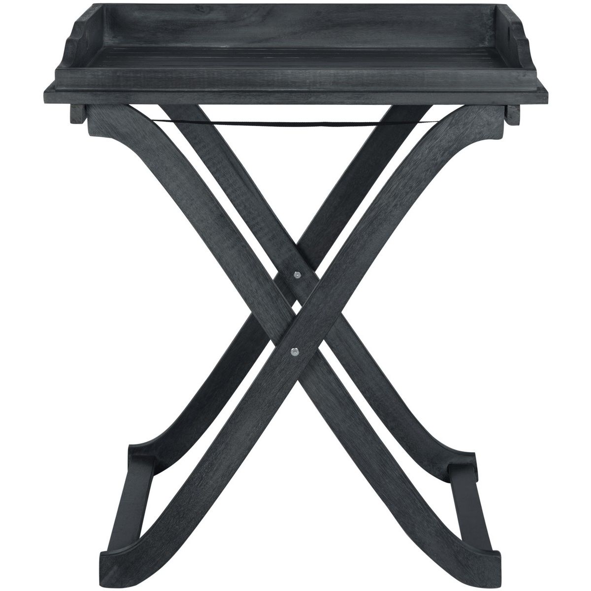 Safavieh Covina Tray Table , PAT6716 - Dark Slate Grey
