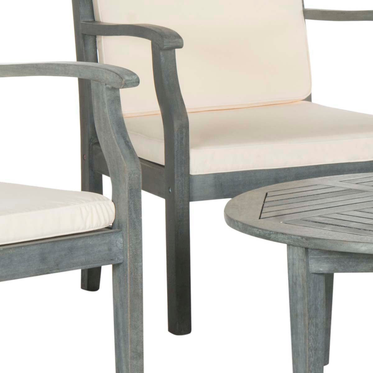 Safavieh Anaheim 5 Pc Coffee Set , PAT6718 - Ash Grey/Beige