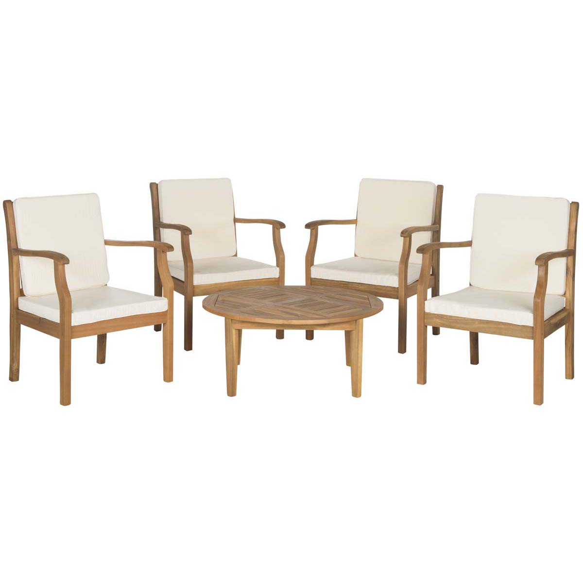 Safavieh Colfax 5 Pc Coffee Set , PAT6719 - Natural/Beige