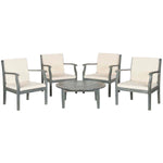 Safavieh Colfax 5 Pc Coffee Set , PAT6719 - Ash Grey/Beige