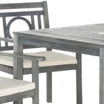 Safavieh Montclair 5 Pc Dining Set , PAT6721 - Ash Grey/Beige