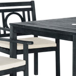 Safavieh Montclair 5 Pc Dining Set , PAT6721 - Dark Slate Grey/Beige