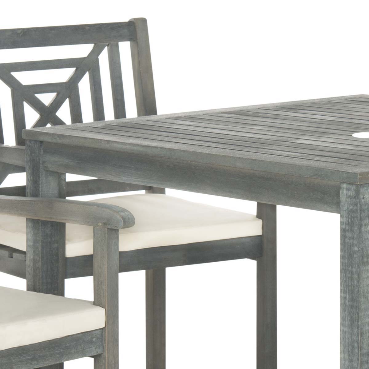 Safavieh Del Mar 5 Pc Dining Set , PAT6722 - Ash Grey/Beige