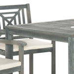 Safavieh Del Mar 5 Pc Dining Set , PAT6722 - Ash Grey/Beige