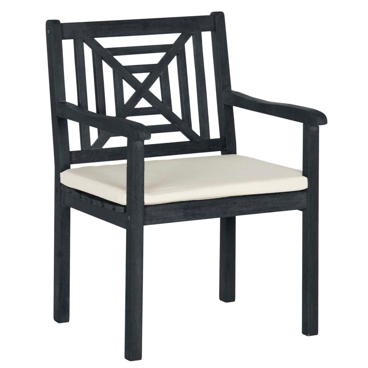 Safavieh Del Mar 5 Pc Dining Set , PAT6722 - Dark Slate Grey/Beige