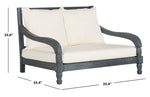 Safavieh Pomona Lounger , PAT6740 - Ash Grey/Beige