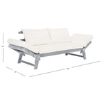 Safavieh Tandra Modern Contemporary Daybed , PAT6745 - Ash Grey/White/Navy