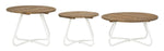 Safavieh Henderson 3Pc Wood Top Coffee Table , PAT6747 - Natural/White