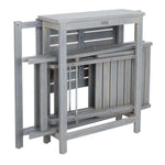 Safavieh Gallo Balcony Bistro Set , PAT6751 - Ash Grey