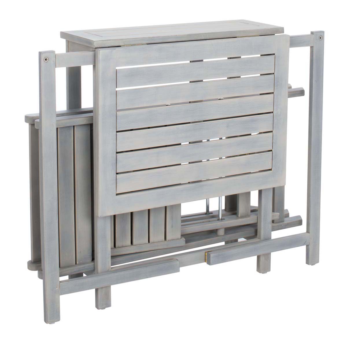 Safavieh Gallo Balcony Bistro Set , PAT6751 - Ash Grey