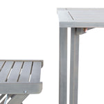 Safavieh Gallo Balcony Bistro Set , PAT6751 - Ash Grey