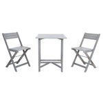 Safavieh Gallo Balcony Bistro Set , PAT6751 - Ash Grey
