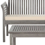 Safavieh Carson 4 Pc Outdoor Set , PAT7005 - Grey Wash/Beige
