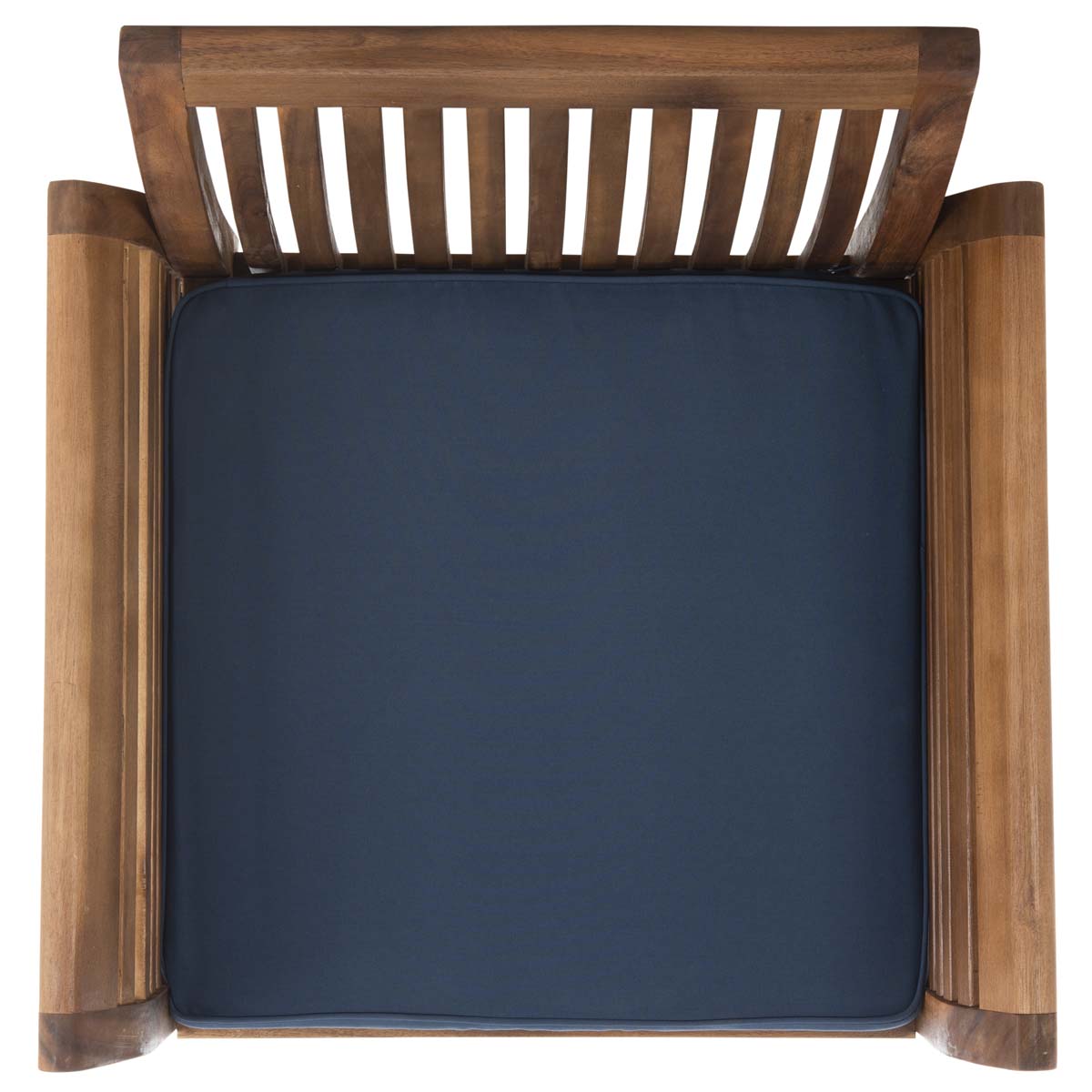 Safavieh Carson 4 Pc Outdoor Set , PAT7005 - Natural/Navy