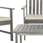 Safavieh Burbank 4 Pc Outdoor Set , PAT7006 - Grey Wash/Beige