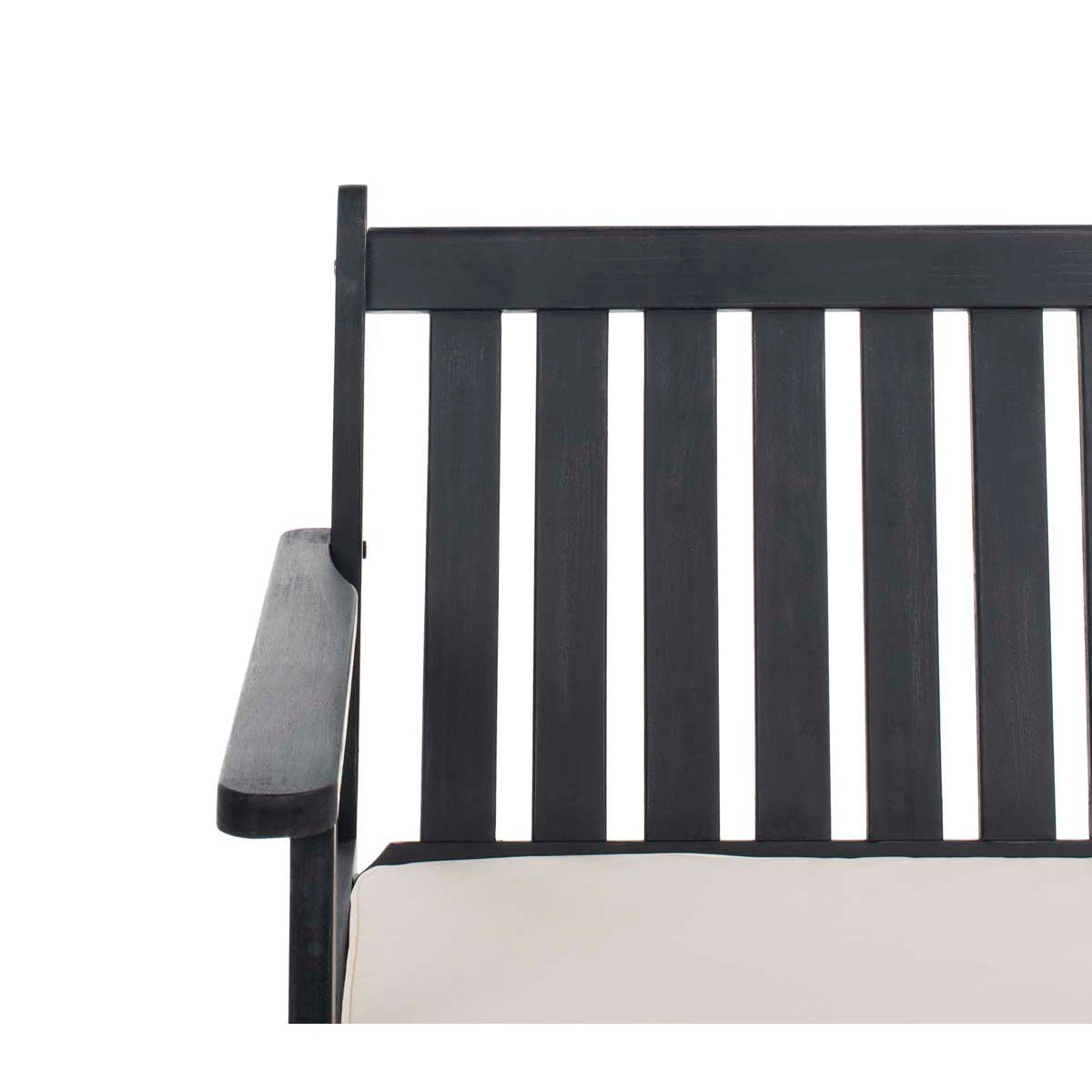 Safavieh Burbank 4 Pc Outdoor Set , PAT7006 - Black/Beige