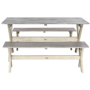 Safavieh Marina 3 Piece Dining Set With 63, PAT7021
