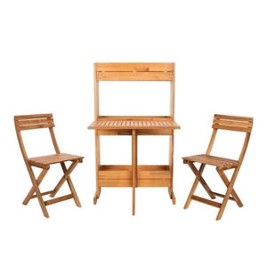 Safavieh Barley Flower Shelf 3 Pc Bistro Set , PAT7047