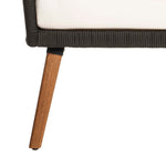 Safavieh Raldin Rope 4 Pc Living Set , PAT7049 - Natural/ Black/ White