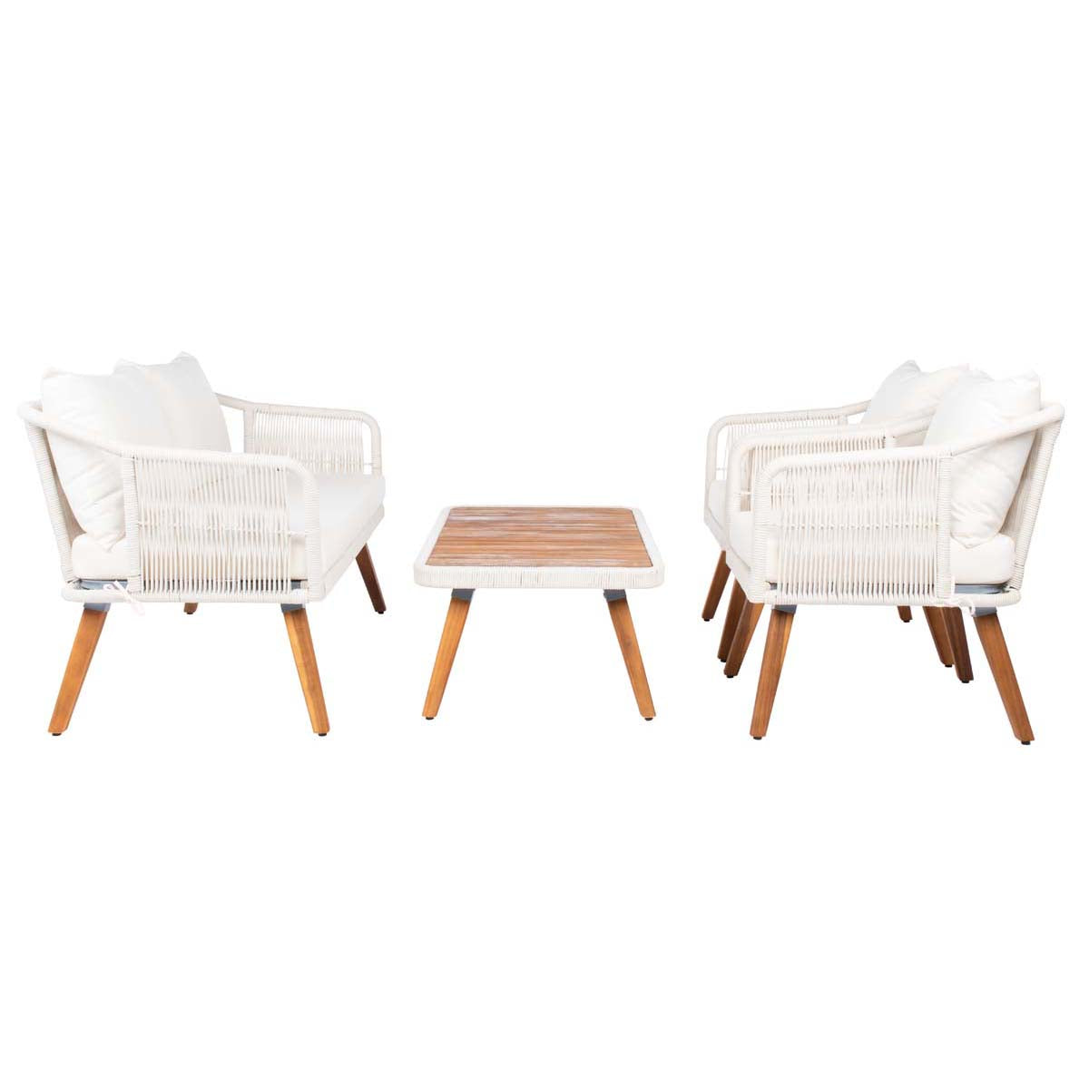 Safavieh Raldin Rope 4 Pc Living Set , PAT7049 - Beige/ Beige