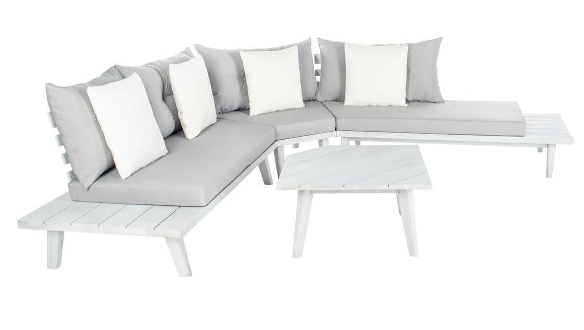 Safavieh Lansen 4 Pc Corner Living Set , PAT7055