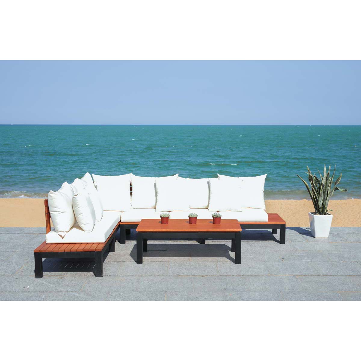 Safavieh Fristal 3 Pc Living Set , PAT7056