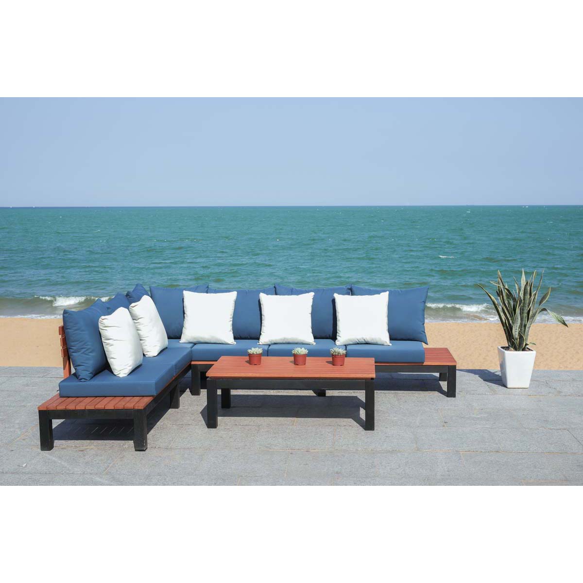 Safavieh Fristal 3 Pc Living Set , PAT7056