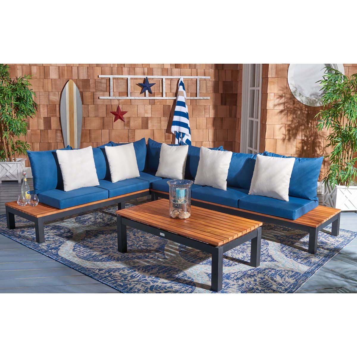 Safavieh Fristal 3 Pc Living Set , PAT7056