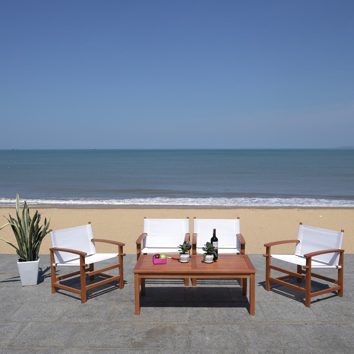 Safavieh Mardin Dining Set , PAT7066 - Natural/Beige