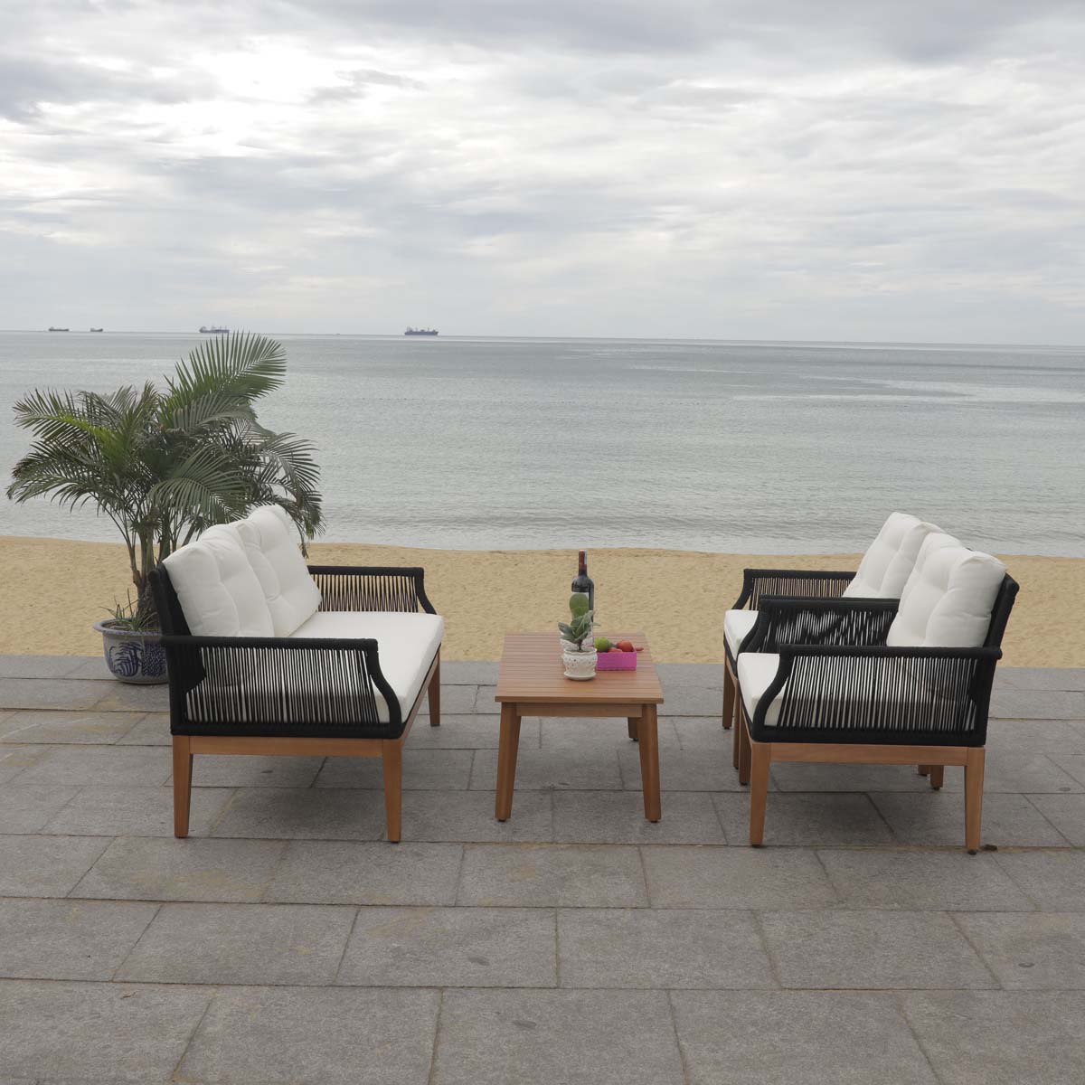 Safavieh Winslo 4Pc Living Set , PAT7075