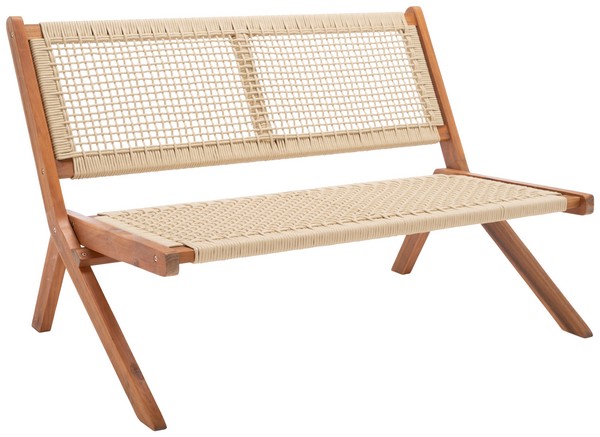 Safavieh Kobina Outdoor Bench , PAT7304 - Natural / Natural