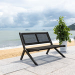 Safavieh Kobina Outdoor Bench , PAT7304 - Black / Black