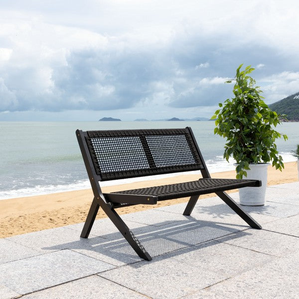 Safavieh Kobina Outdoor Bench , PAT7304 - Black / Black