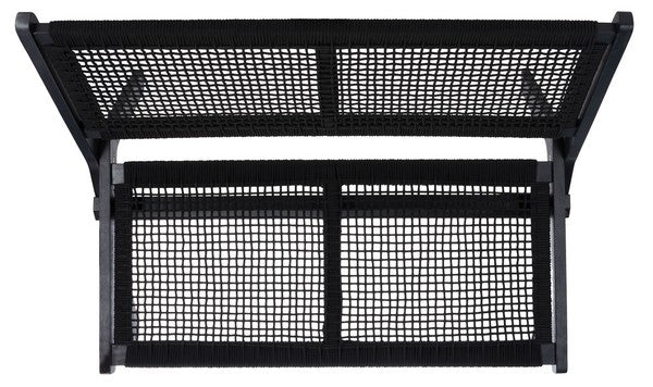 Safavieh Kobina Outdoor Bench , PAT7304 - Black / Black