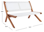 Safavieh Kobina Outdoor Bench , PAT7304 - Natural / White