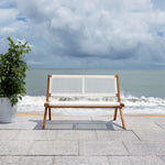 Safavieh Kobina Outdoor Bench , PAT7304 - Natural / White