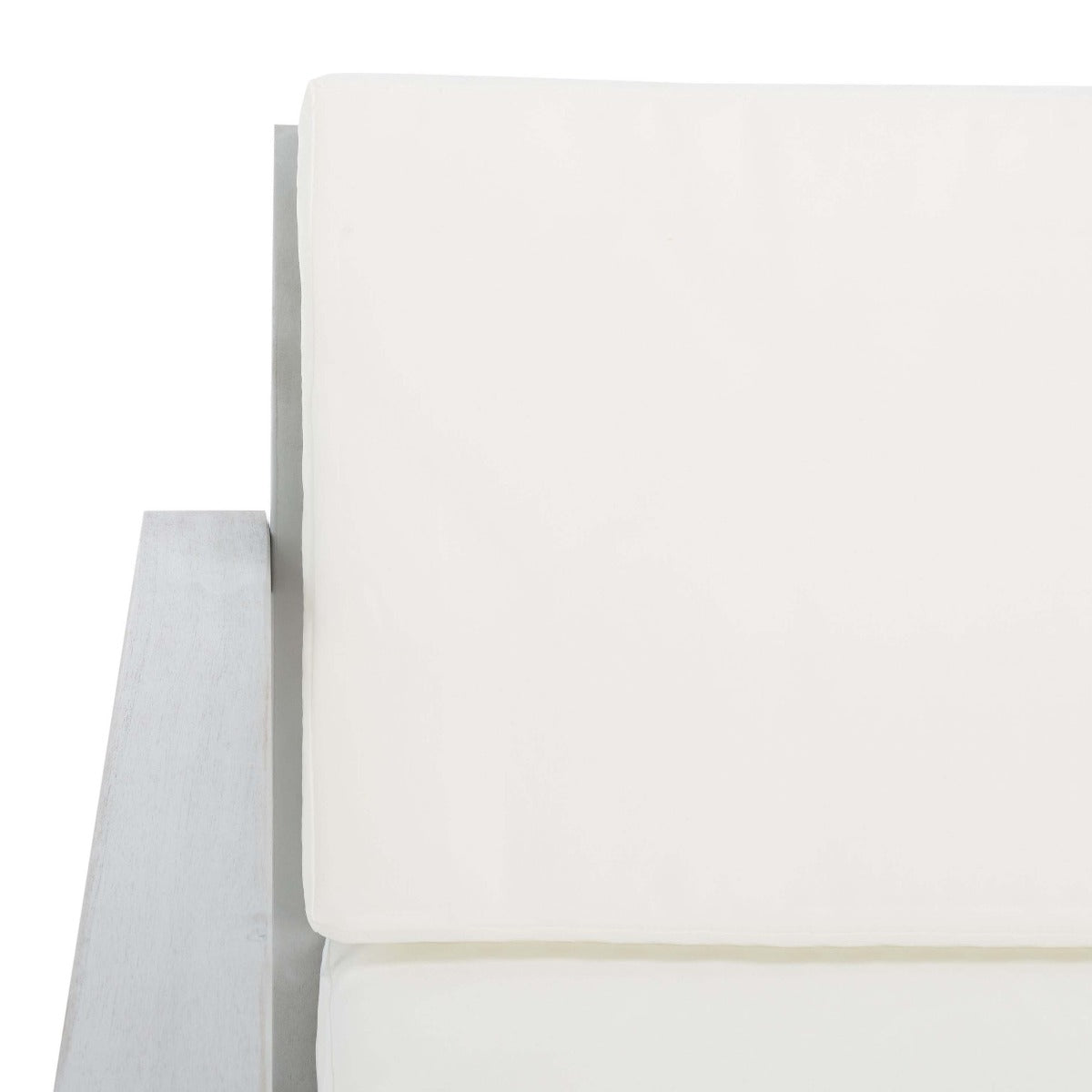 Grey Wood/Beige Cushion