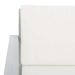 Grey Wood/Beige Cushion