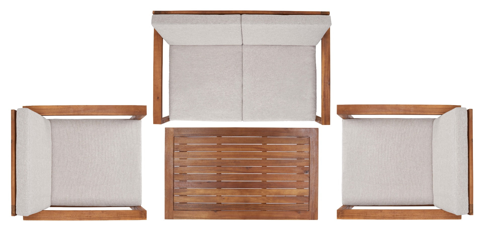 Natural/Light Grey Cushion