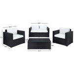 Safavieh Machie 4Pc Living Set , PAT7508
