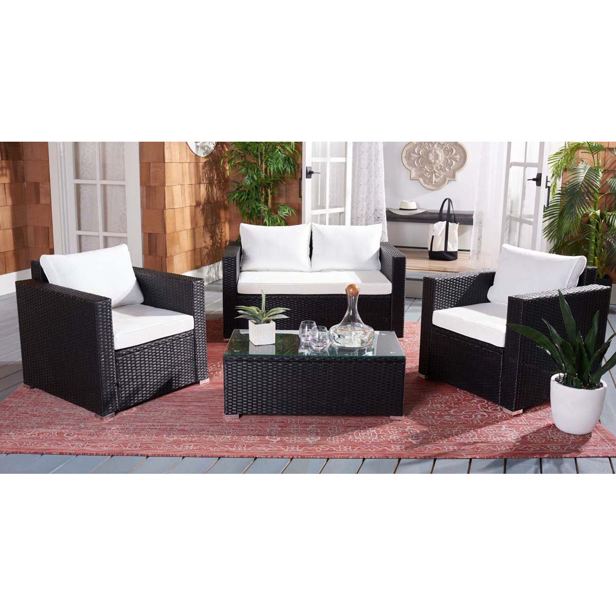 Safavieh Machie 4Pc Living Set , PAT7508