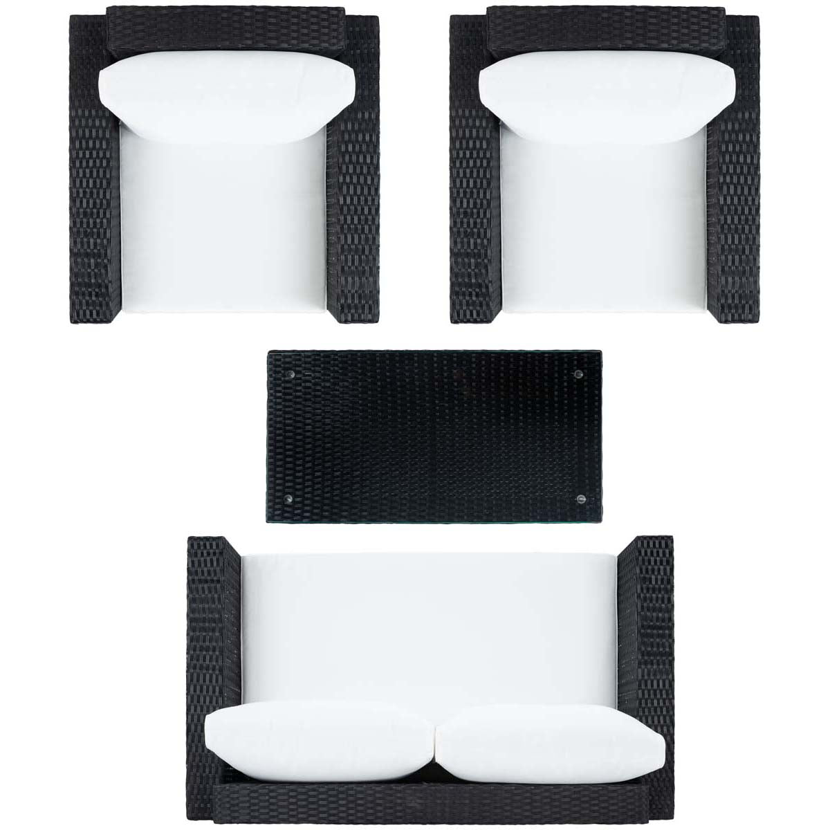 Safavieh Machie 4Pc Living Set , PAT7508