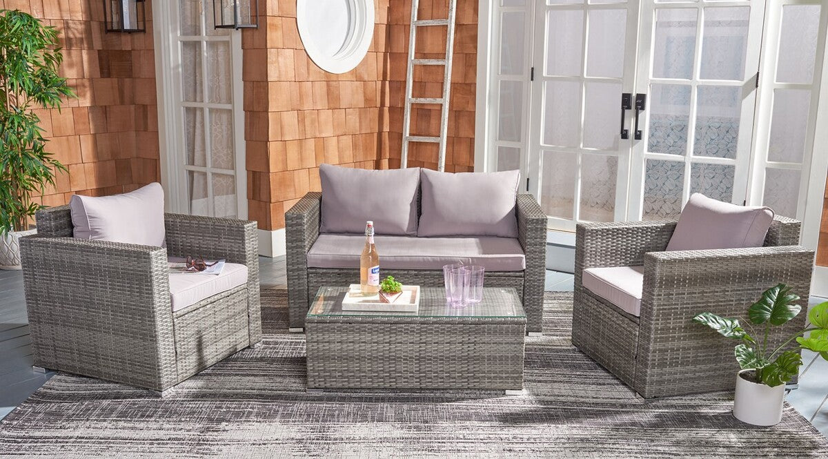 Safavieh Machie 4Pc Living Set , PAT7508
