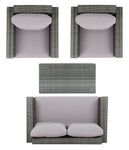 Safavieh Machie 4Pc Living Set , PAT7508