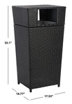 Safavieh Mazeli Trash Bin , PAT7512 - Black