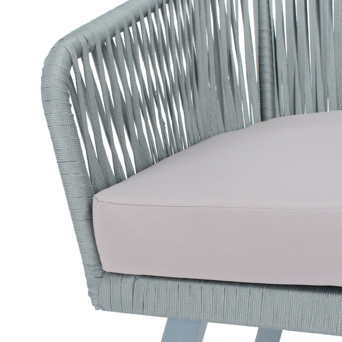 Safavieh Jorda 4Pc Rope Living Set , PAT7518 - Grey/Grey