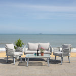 Safavieh Torsla 4Pc Rope Living Set , PAT7520 - Grey/Grey